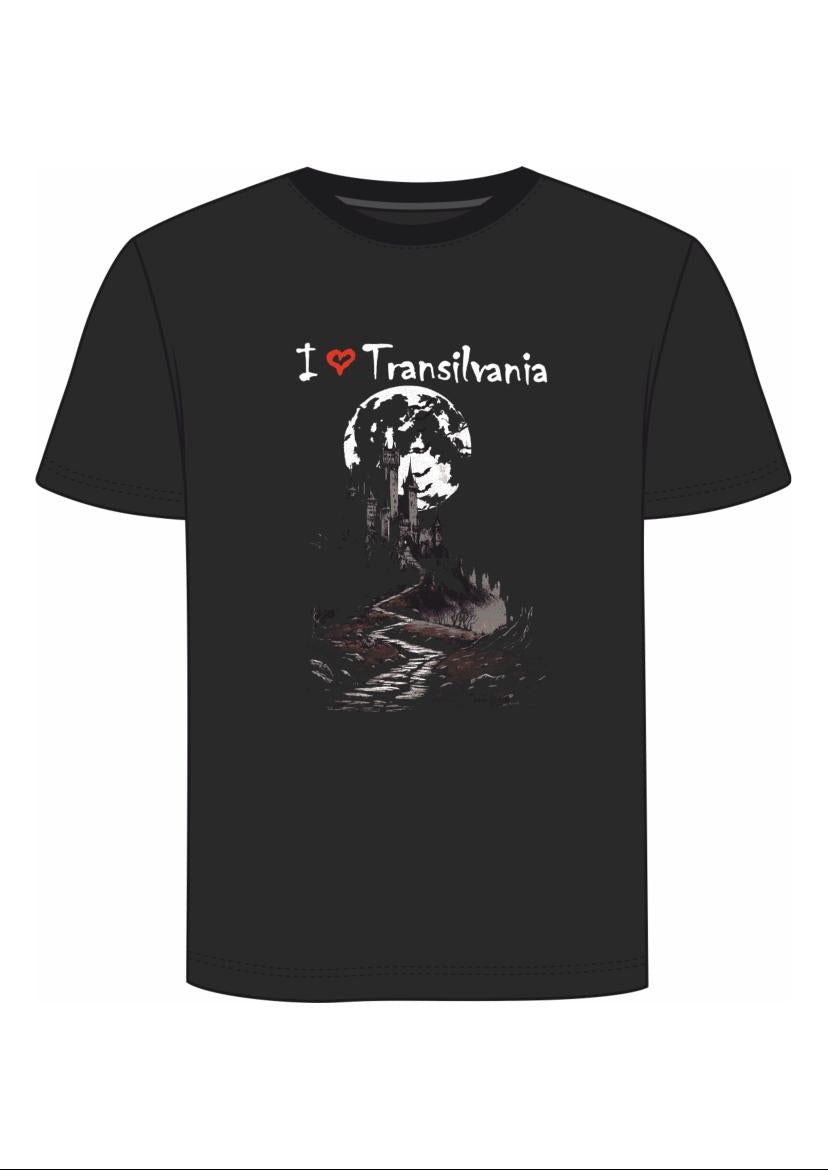 Tricouri Transylvania Negru Unisex Castel